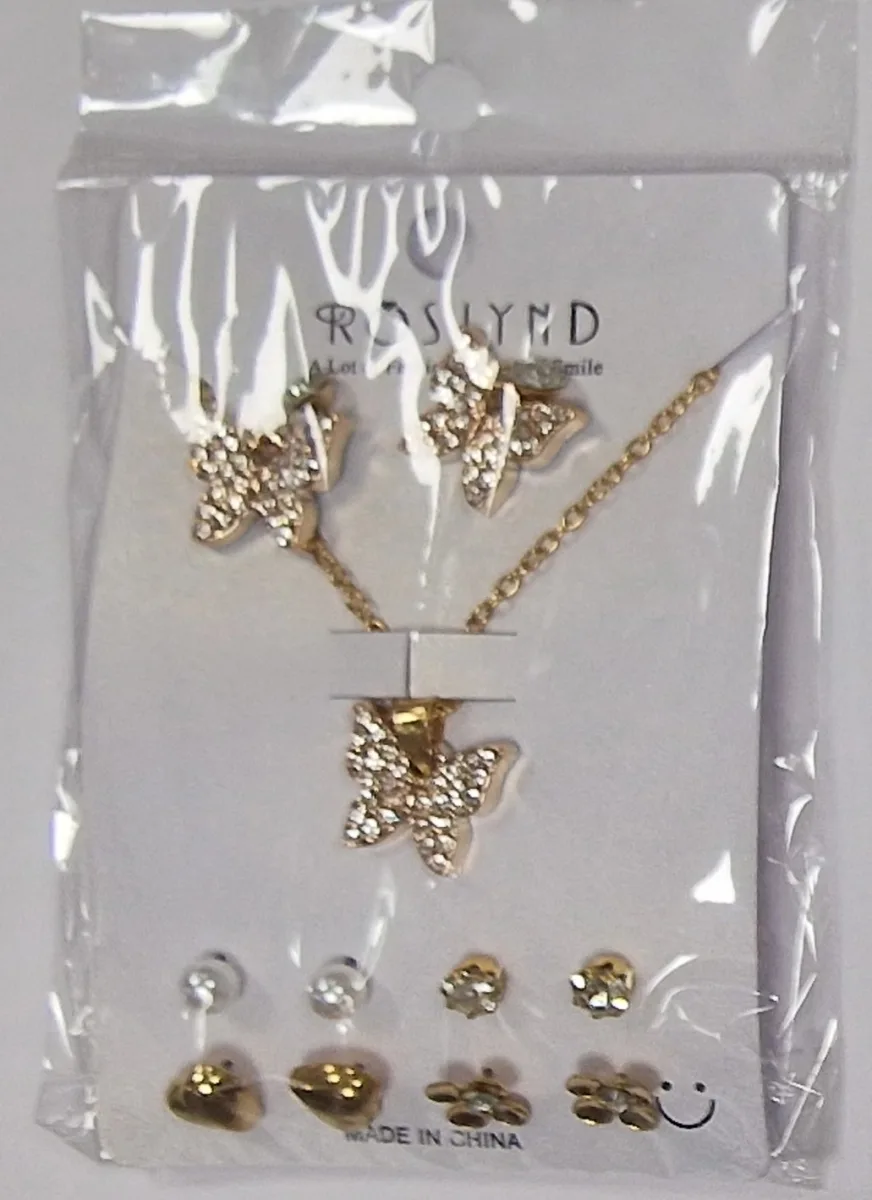 Roslynd Set De Bijoux Fantaisie # Papillion Doree