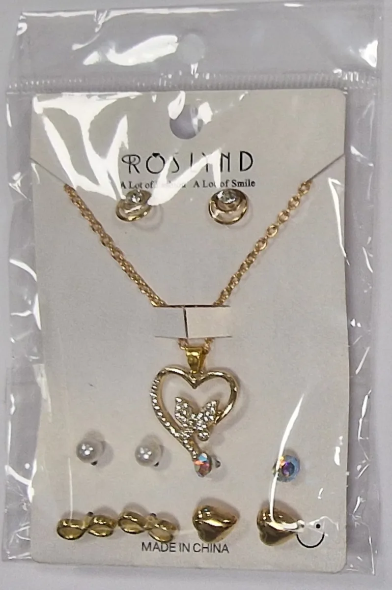 Roslynd Set De Bijoux Fantaisie # Papillon Coeur