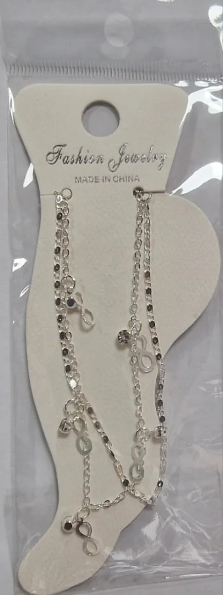 Fashion Jewelry Bracelet De Cheville # Argent Infinity