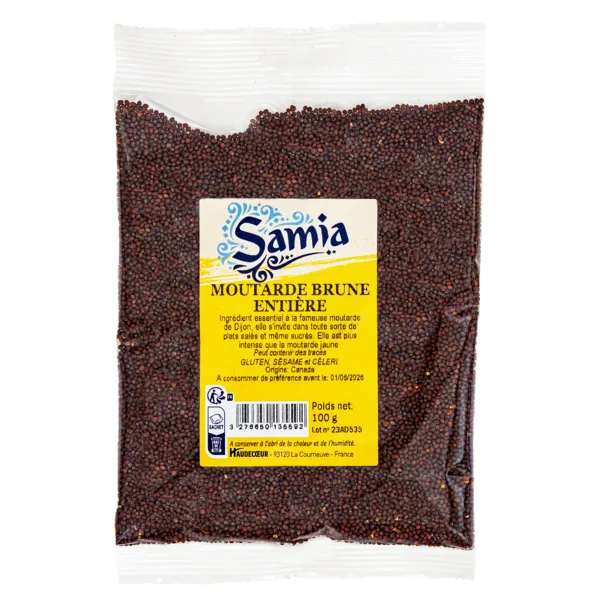 Moutarde Brune Entiere 100g