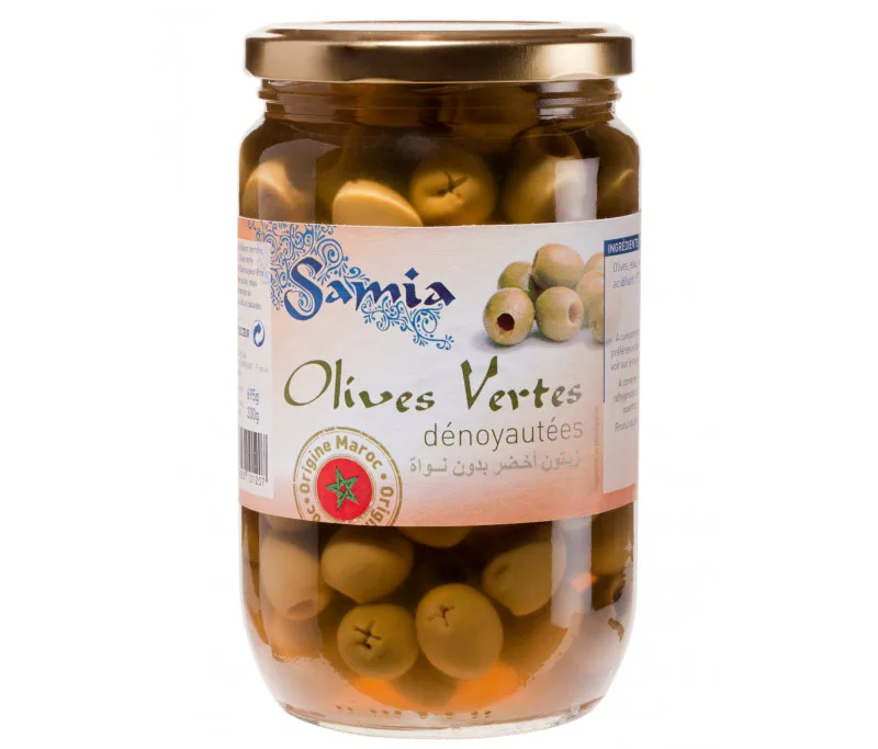 Olives Vertes Denoyautees Samia 695g