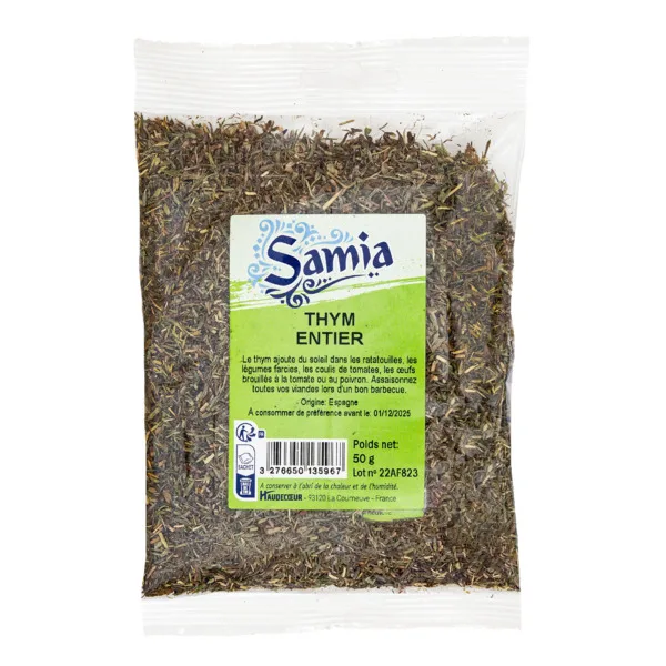 Thym Entier Samia 50g