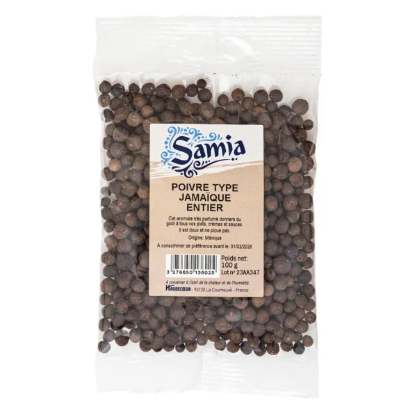 Poivre jamaioque entier 100g
