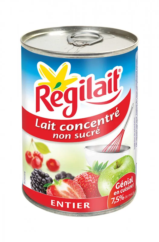 Regilait Lait Concentre Non Sucre 410g