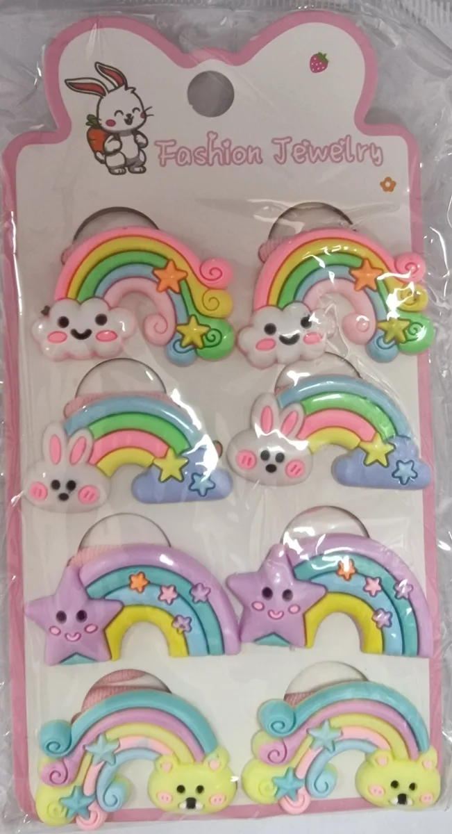 Fashion Jewelry Chouchous Enfants # Arc-en-ciel Motifs