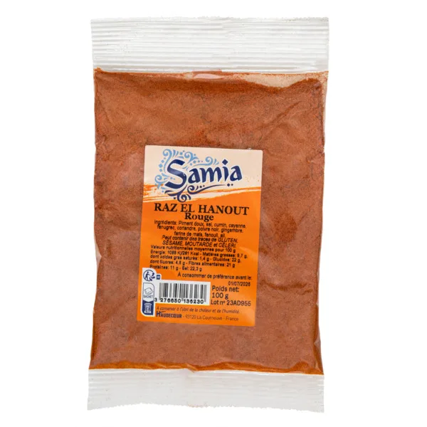 Raz El Hanout Rouge Samia 100g