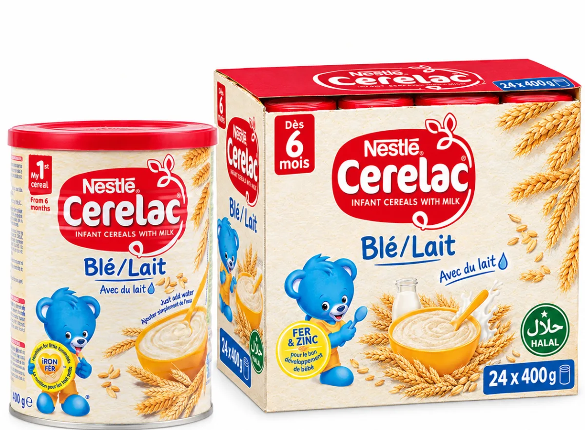 CERELAC blé/lait (24 x 400 g) dès 6 mois halal