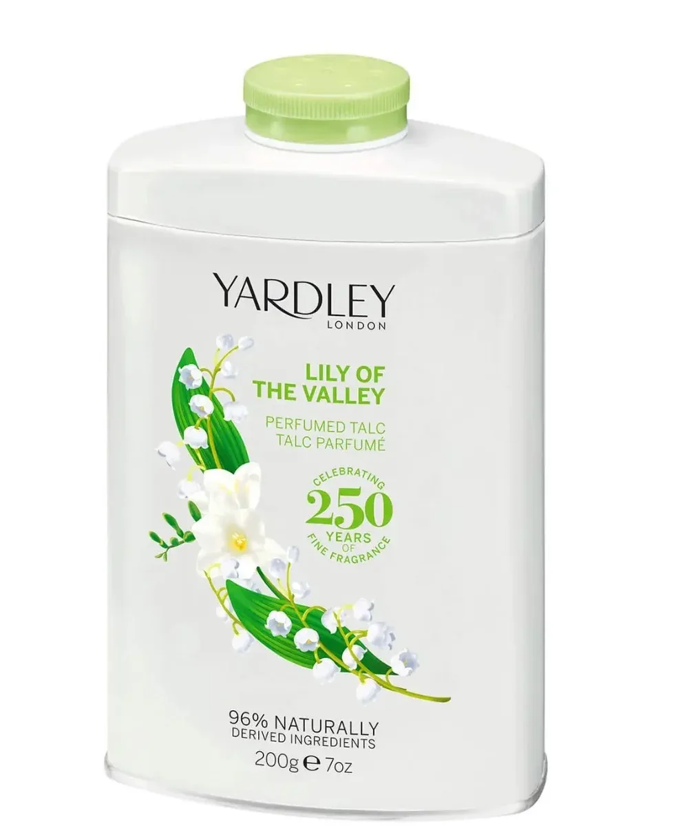 Yardley Lily Of The Valley Perfumed Talc 200g