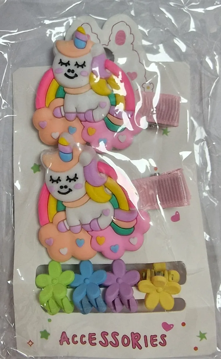 Accessories Petites Barrettes Et Pinces # Licorne Mignonne