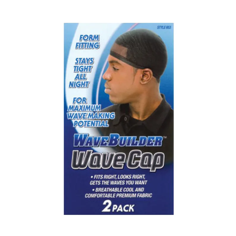 Wavebulider Wave Cap Black (2 Pack)