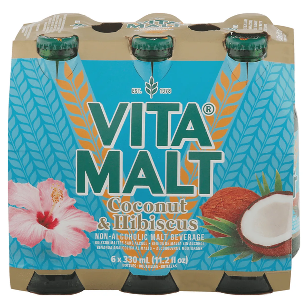 Vitamalt Coco Hibiscus Pack 6x330ml