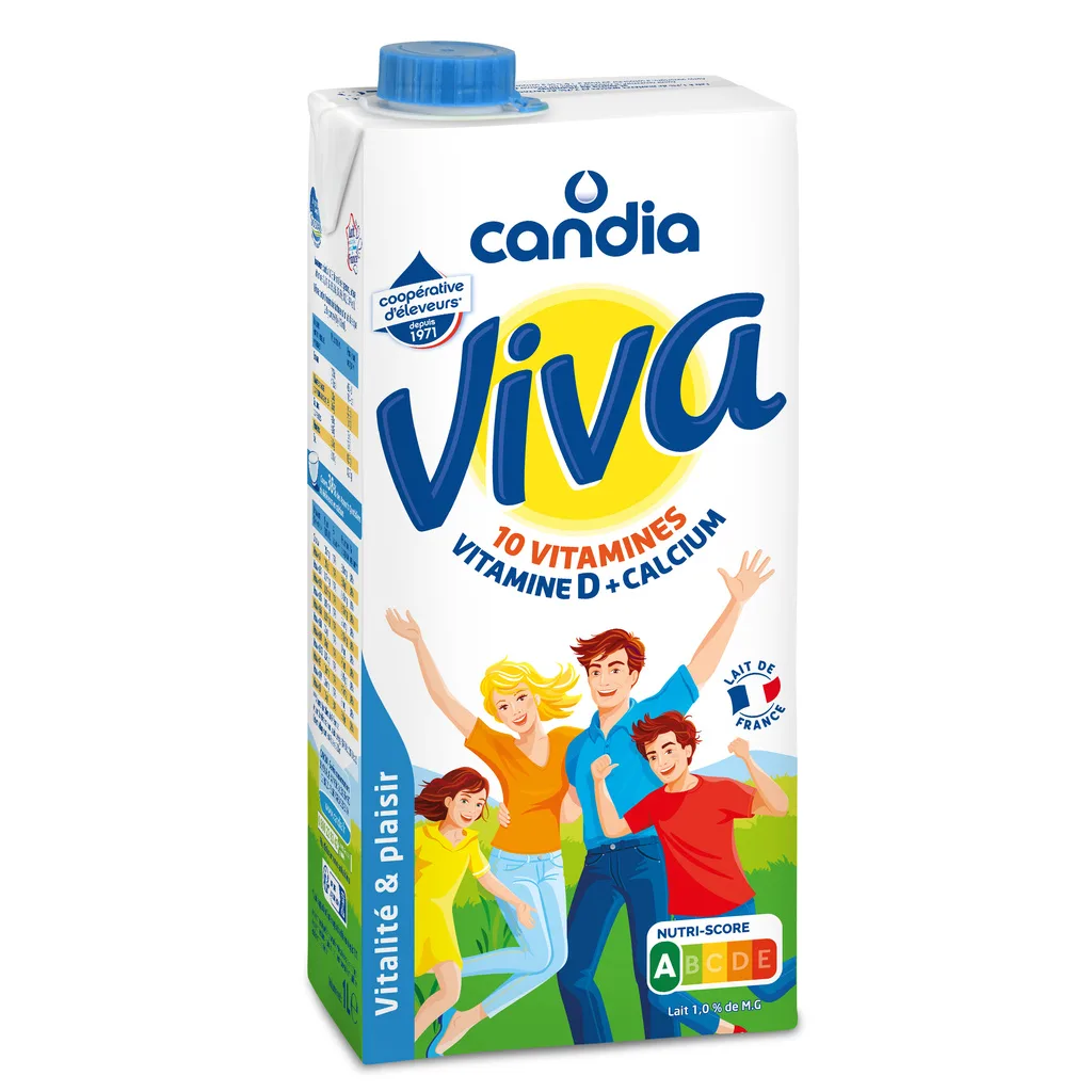 Viva Lait Demi Ecream 1l