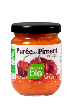 Puree De Piment Rouge Racines Bio 90g