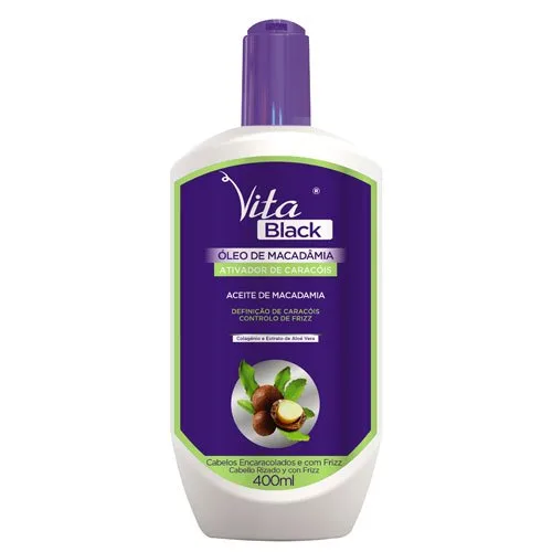 Vita Black Macadamia Oil Cur Activator Cream 400ml