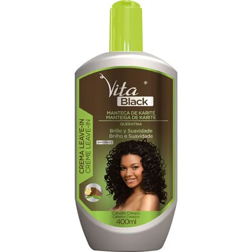 Vita Black Shea Butter Leave In Cream 400ml