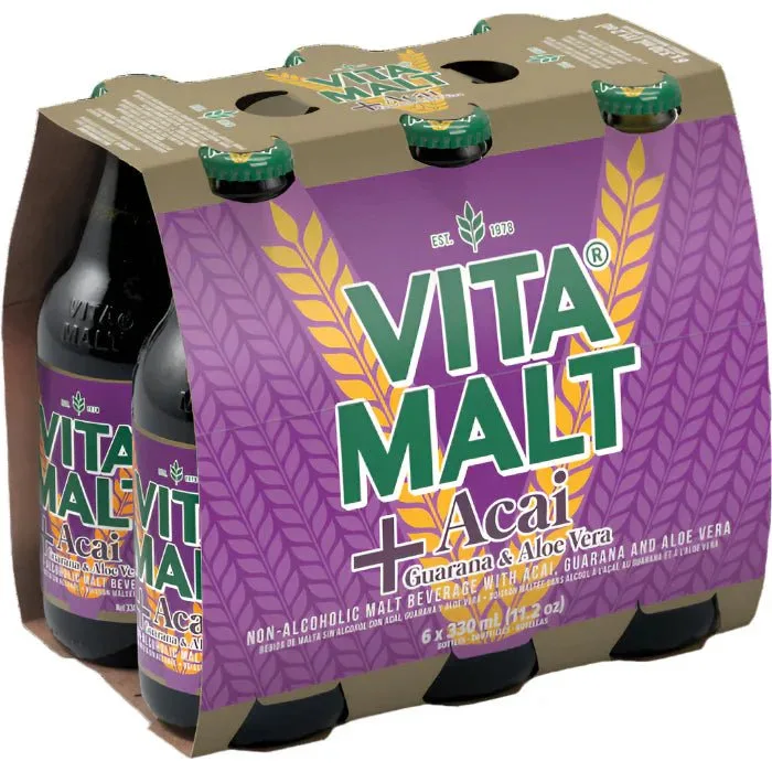 Vita Malt Acai Pack 6x33cl