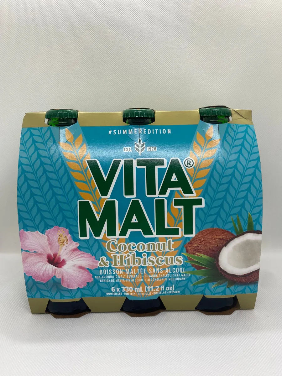 Vita malt coconut hibiscus pack 6x33cl