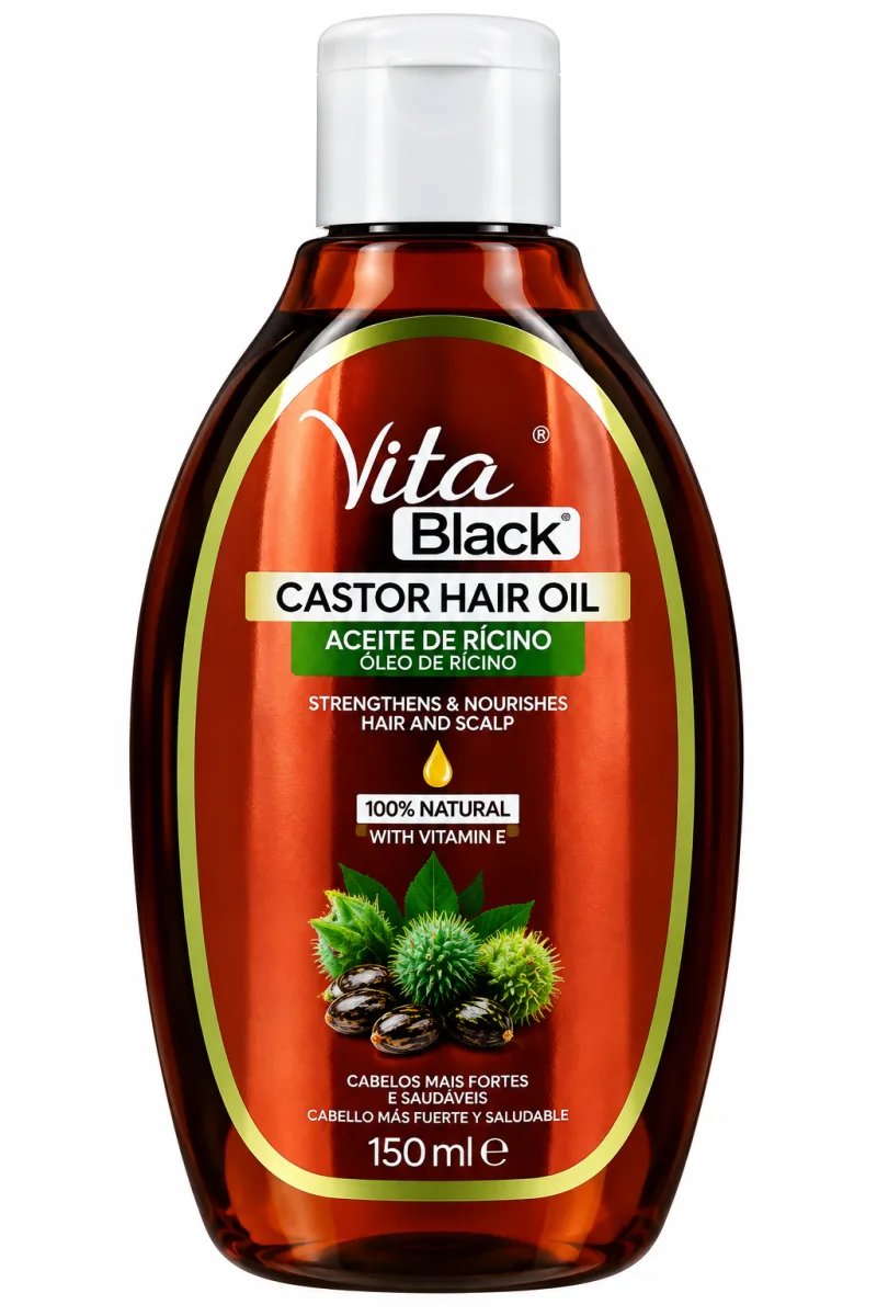 Vita Black Castor Hair Oil 150ml