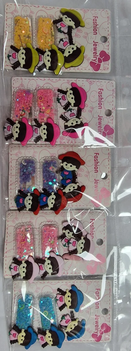 Fashion Jewelry Chouchous Et Barrettes Avec Paillettes # Poupee Mignonne