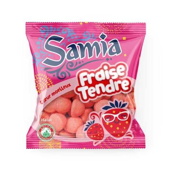 Bonbons Fraise Tend 90g Samia Pav