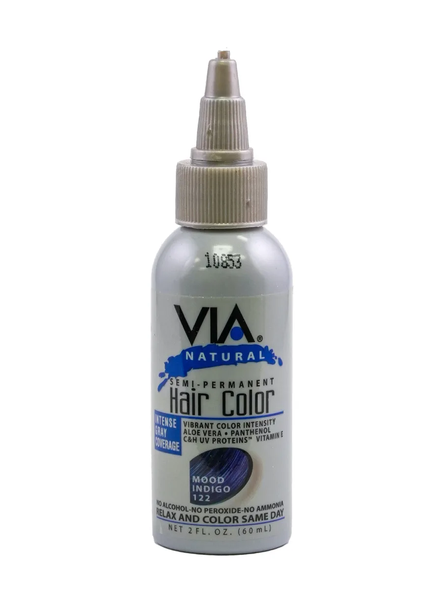 Via Naturals Hair Color 60ml - Mood Indigo