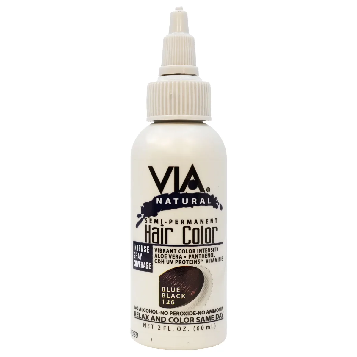 Via Naturals Hair Color 60ml- Blue Black