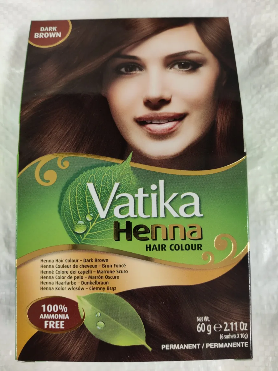 Vatika Henna Hair Color Dark Brown 60g