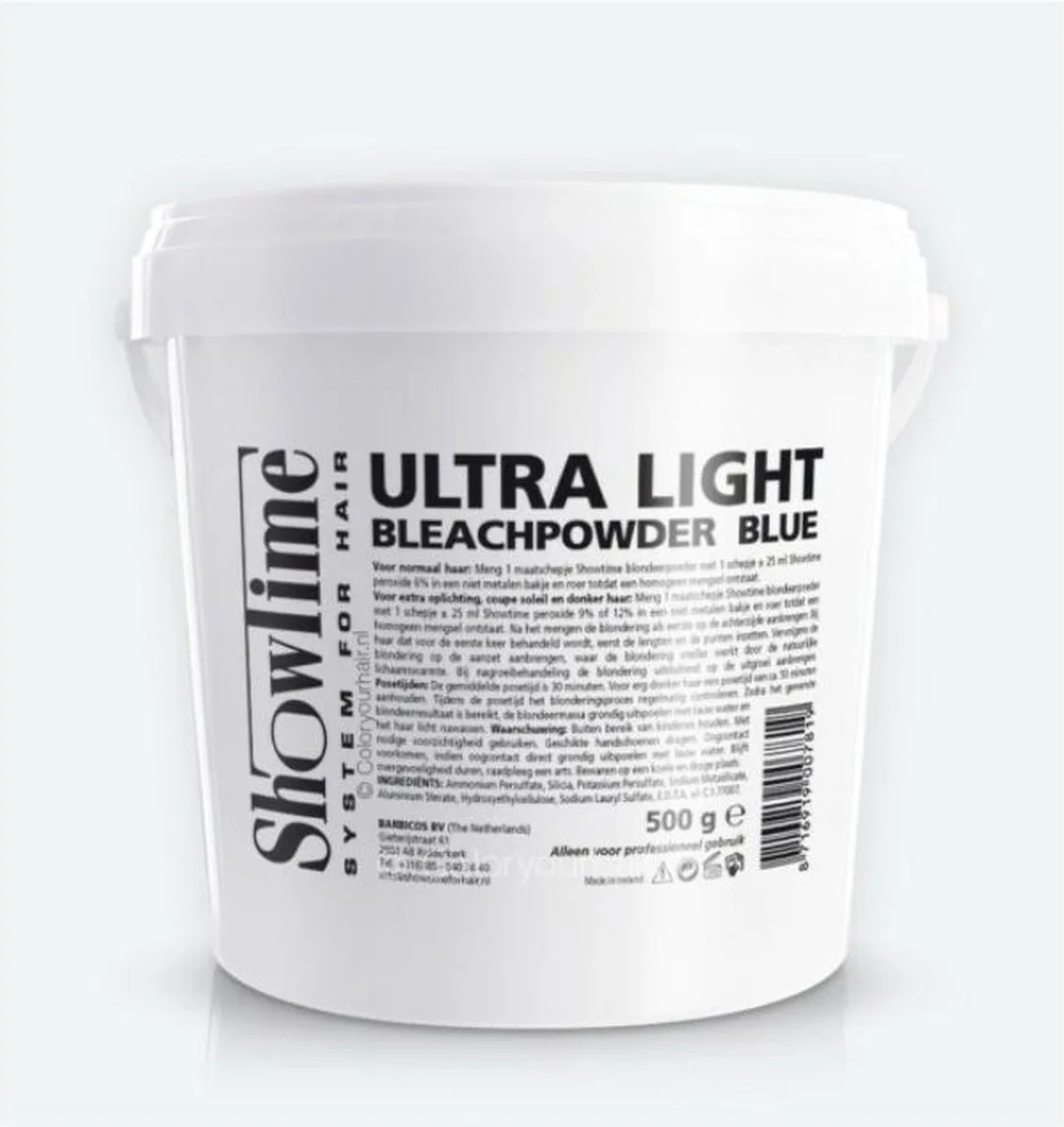Showtime Ultra Light Bleachpowder Blue 500g