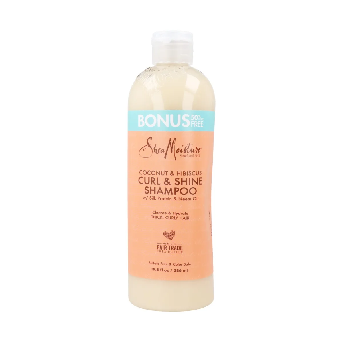 Shea Moisture Coconut & Hibiscus Curl & Shine Shampoo 586ml