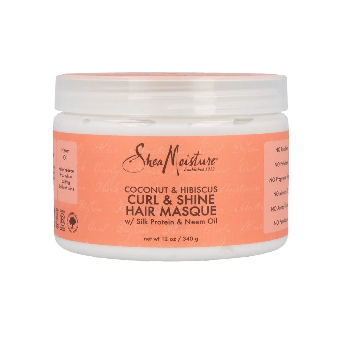 Shea Mois Coconut & Hibiscus Hair Masque 340g