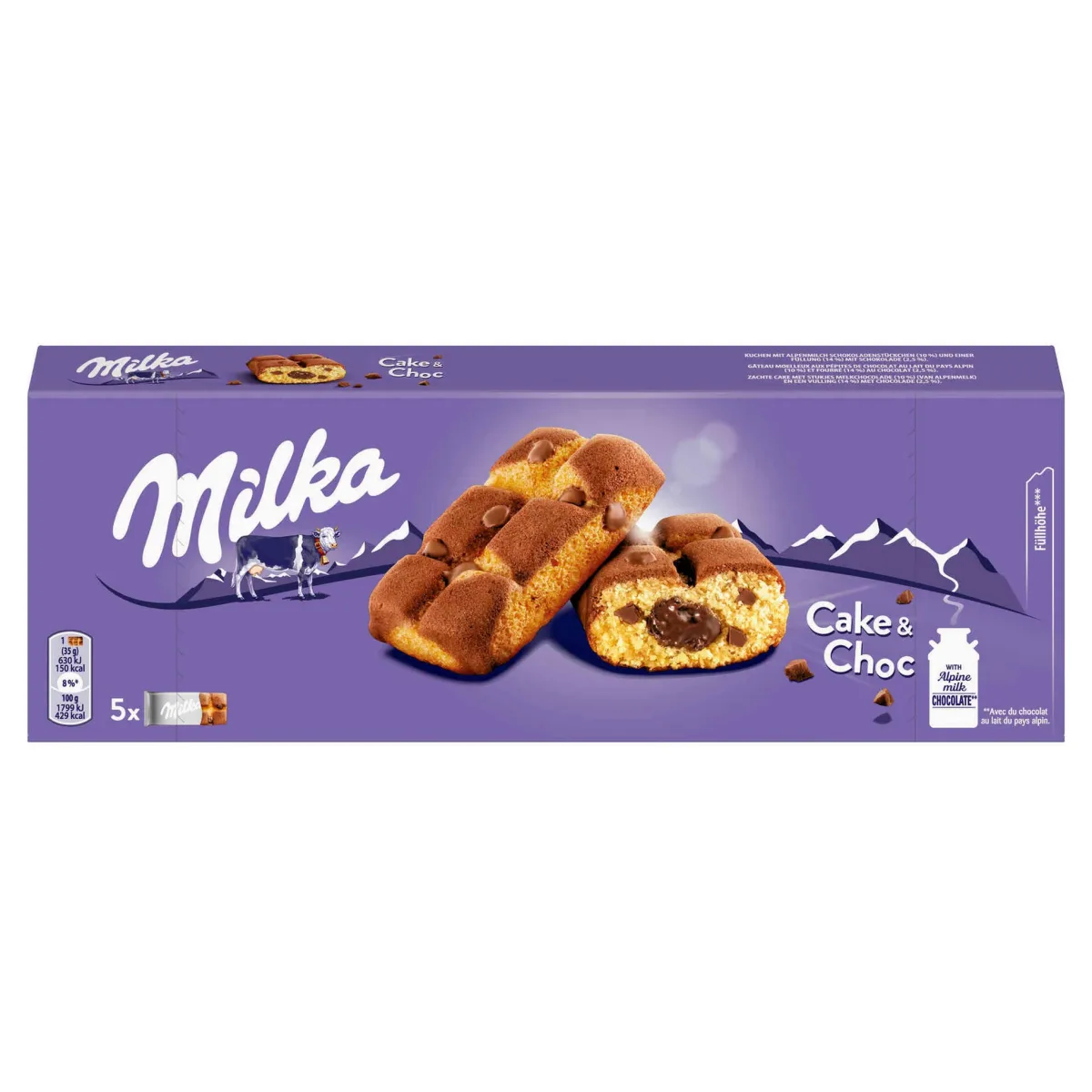 Milka cake choc 175g