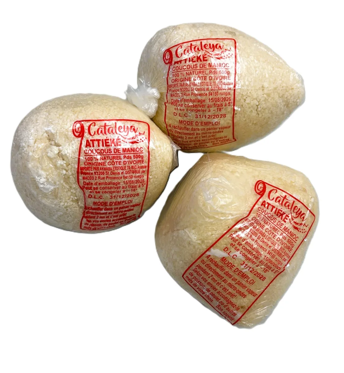 Cataleya Attieke Cous De Manioc 3*500g
