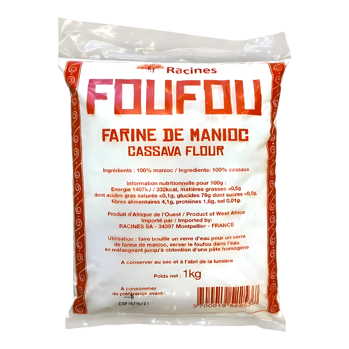 Foufou Racines 1kg
