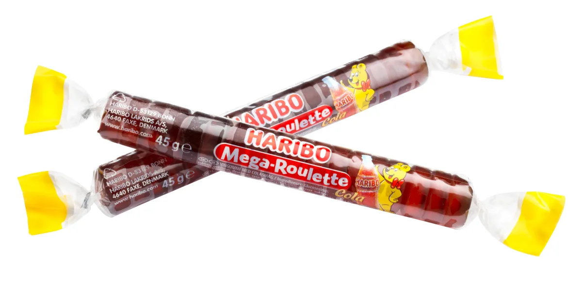 Haribo Cola Mega Roulette 45g