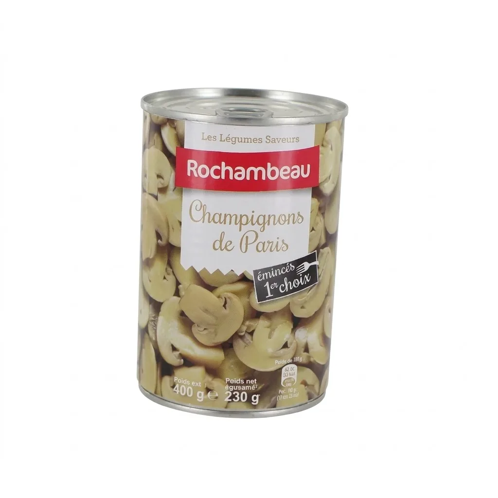 Rochambeau Champignons De Paris Eminces  400g
