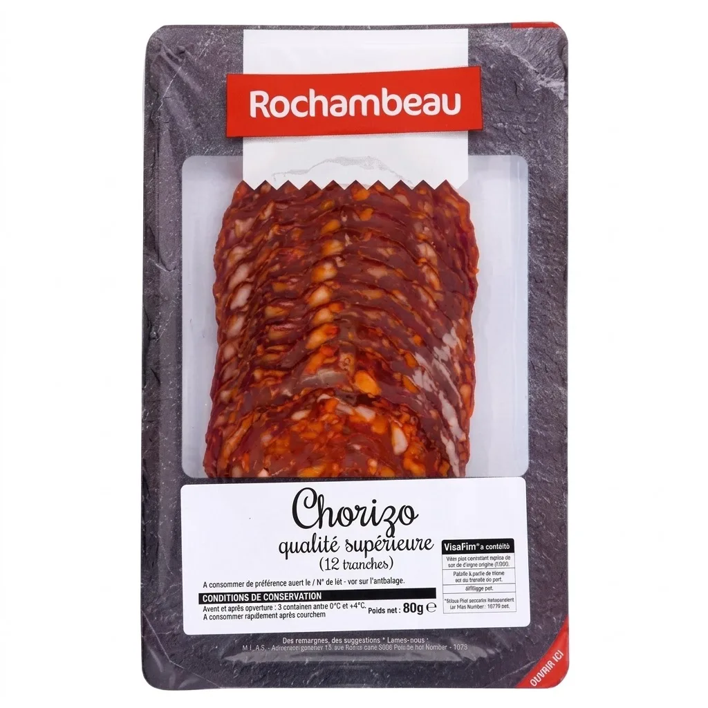 Rochambeau Chorizo 12tranches 80g