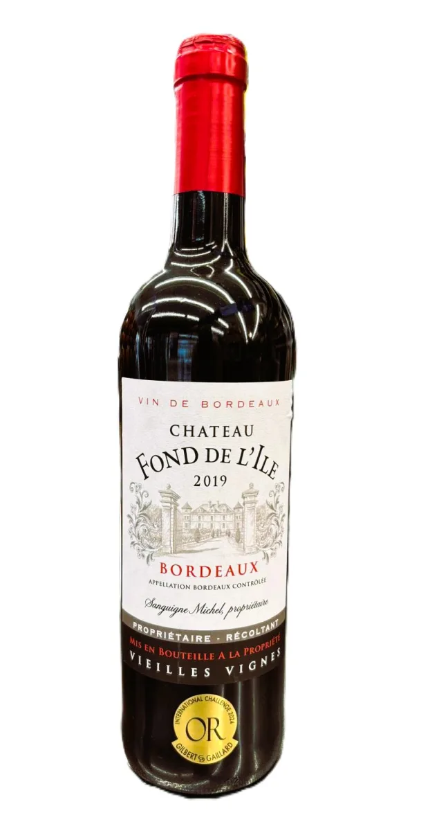 Chateau fond de l'ile vin rouge 750ml