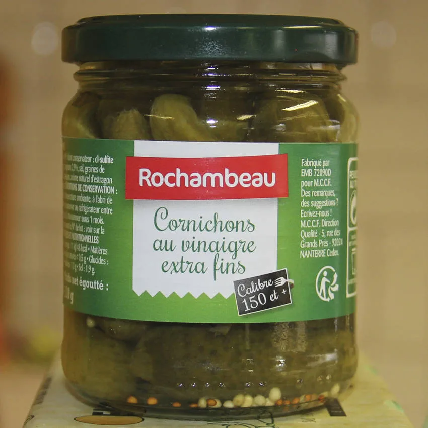 Rochambeau Cornichons Extra Fins 180g
