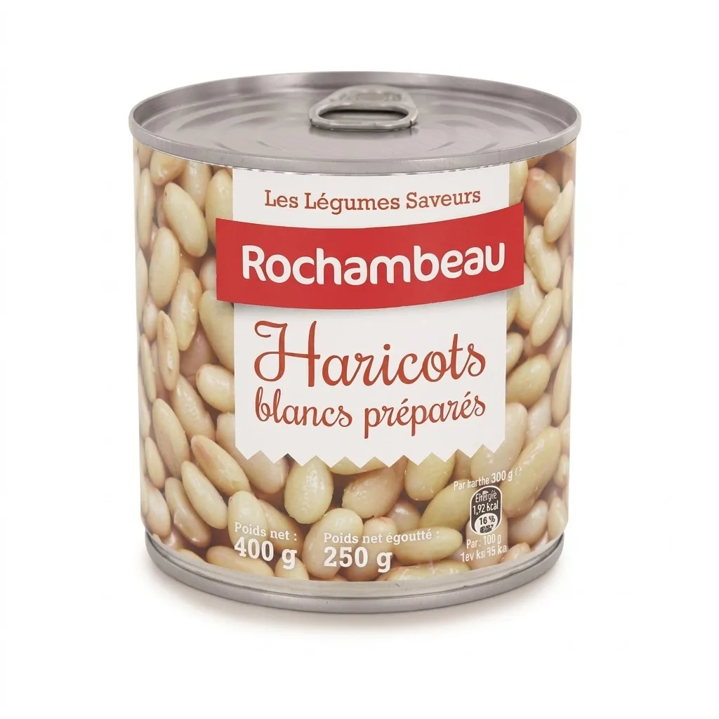 Rochambeau Haricots Blancs 400g