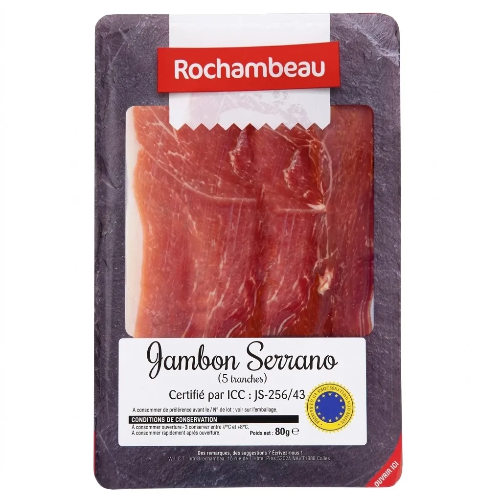 Rochambeau Jambon Serrano 80g