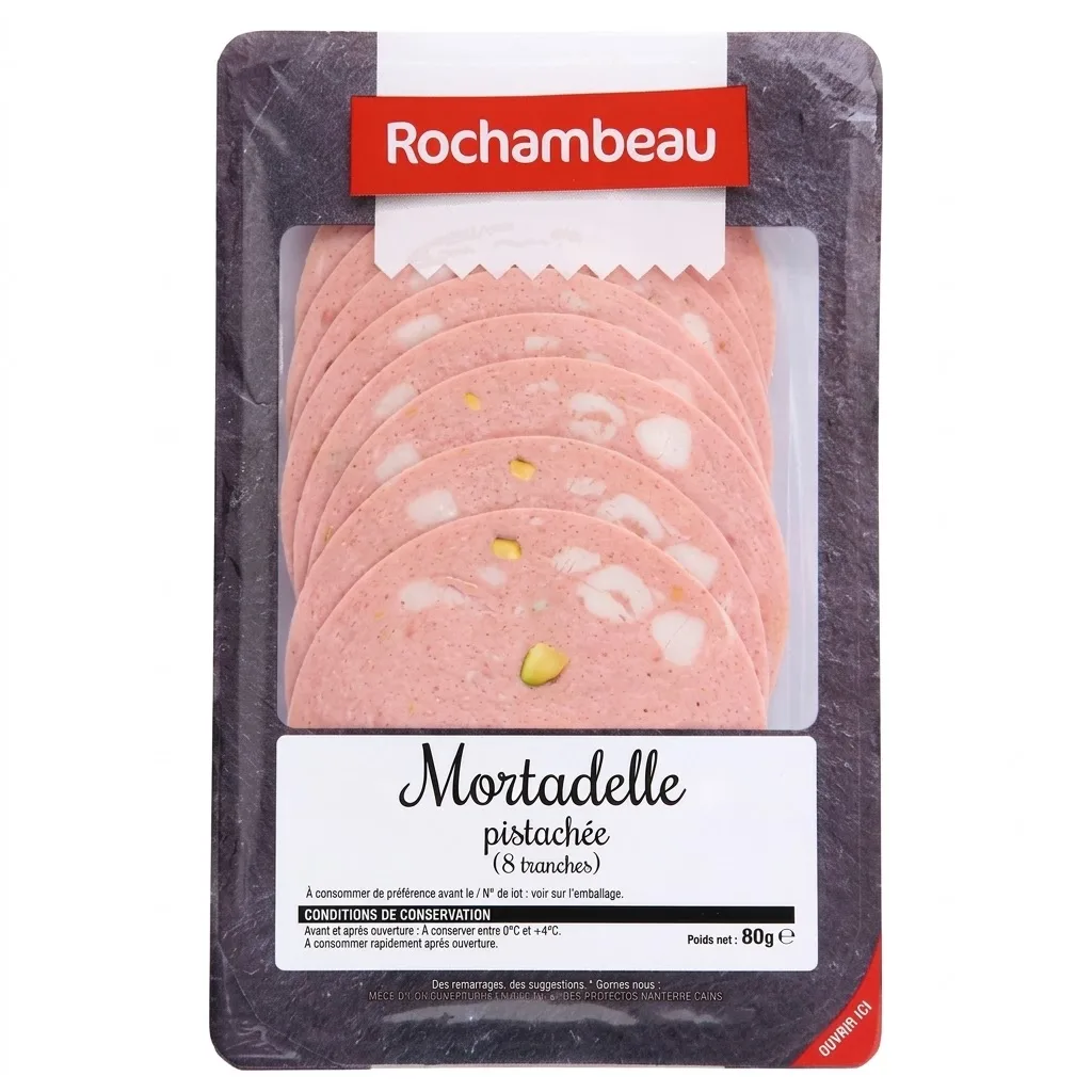 Rochambeau Mortadelle Pistacheee 80g
