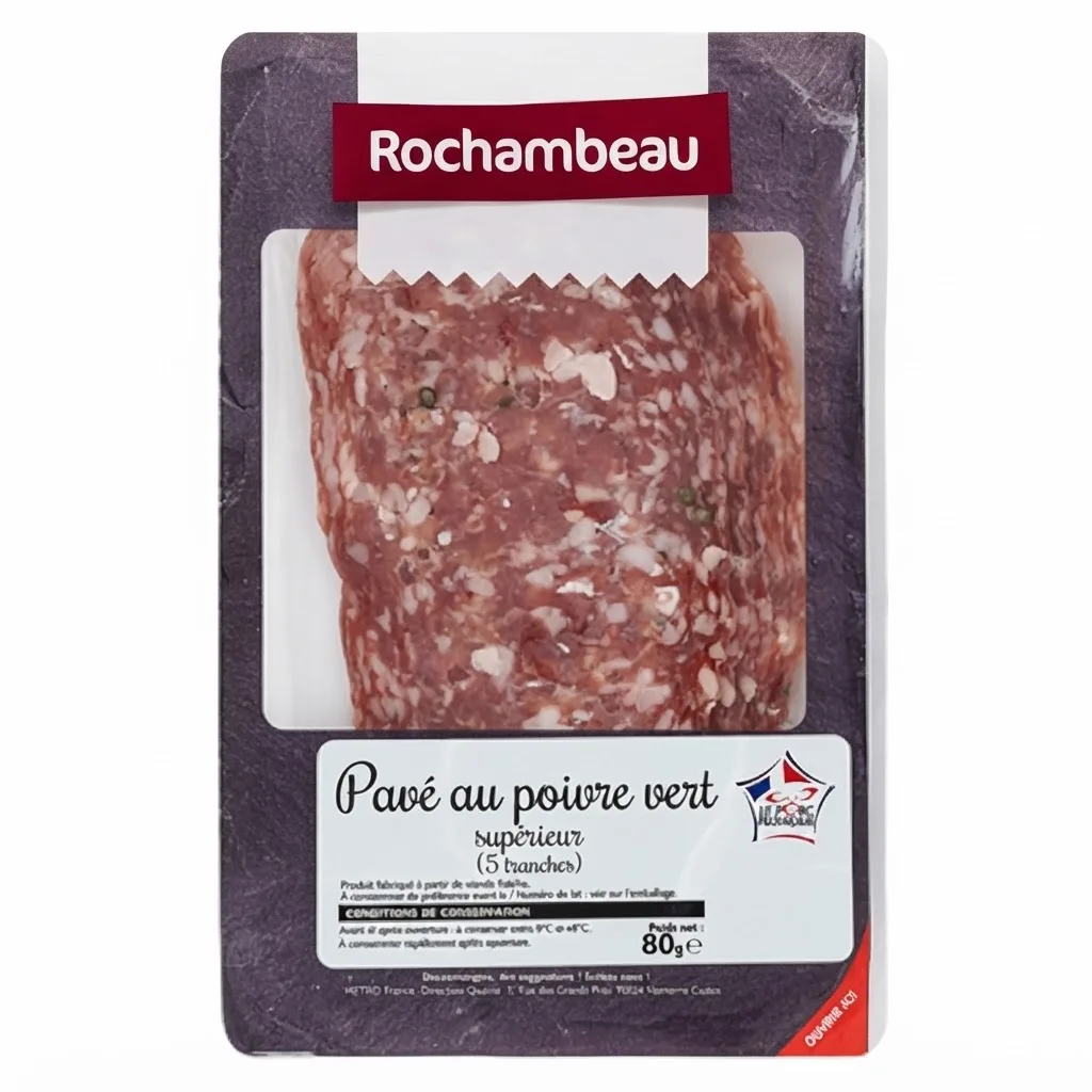 Rochambeau Pave Au Poivre Vert 80g