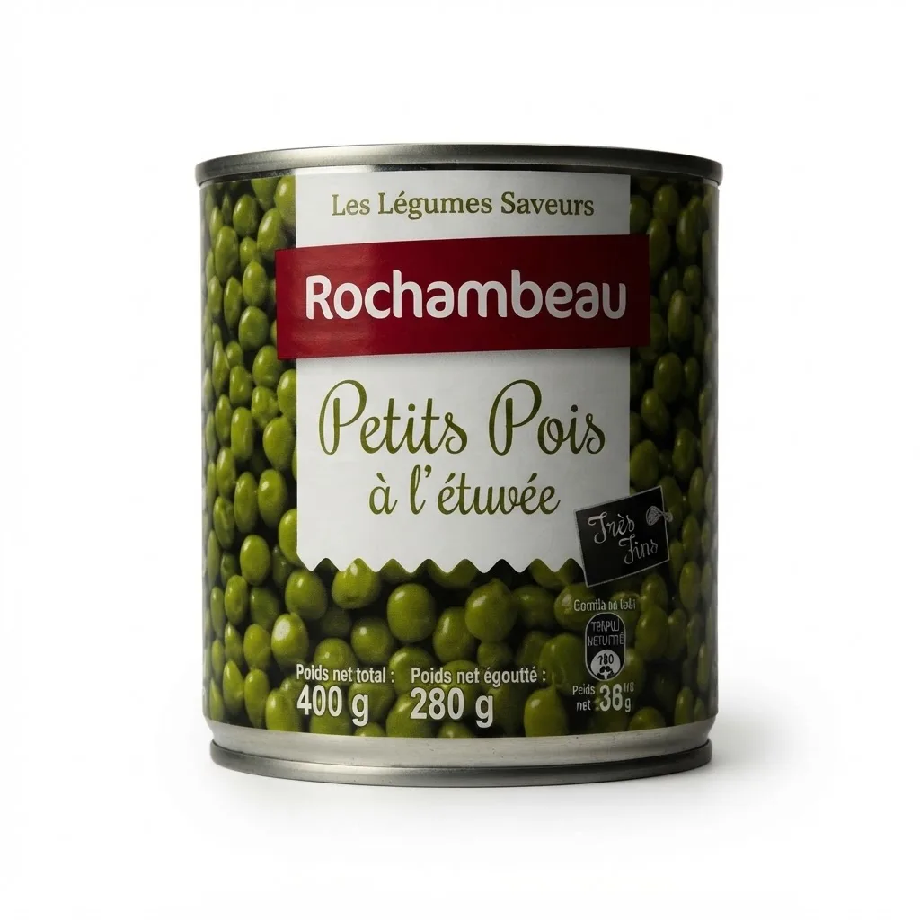 Rochambeau petits pois a letuvee 400g