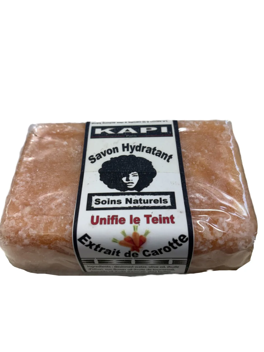 Kapi Savon Hydratant Carotte Unifie Le Teint