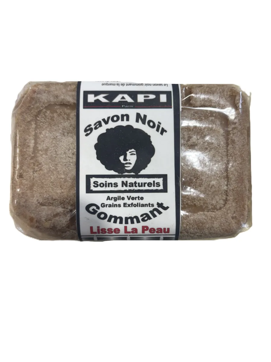 Kapi Savon Noir Gommant Lisse La Peau