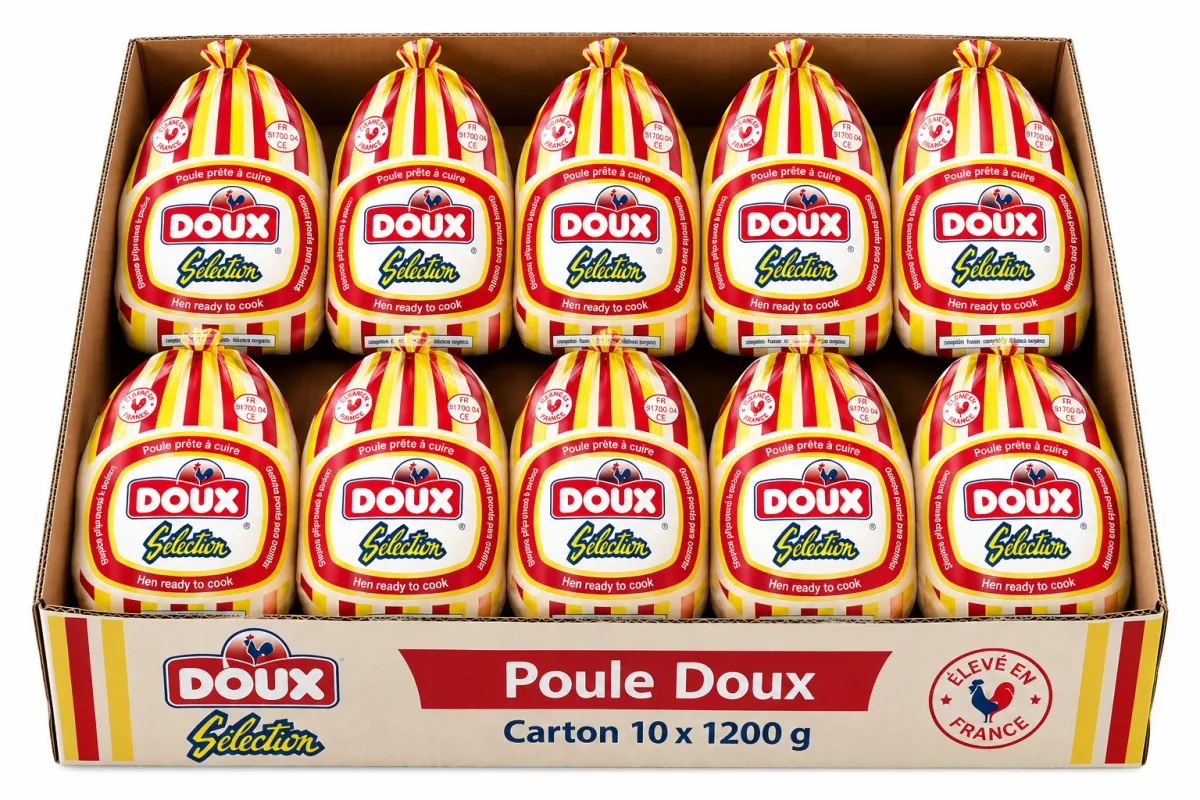 Poule Doux Carton 10x1200g