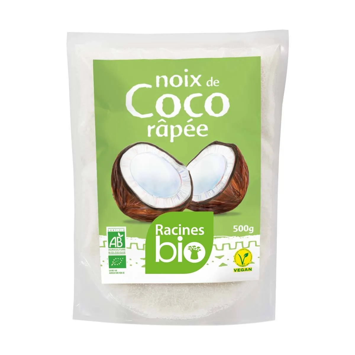Racines Bio Noix De Coco Rapee 500g