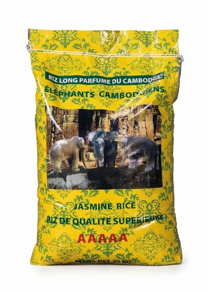 Riz Long Parfumé Cambodge 20kg