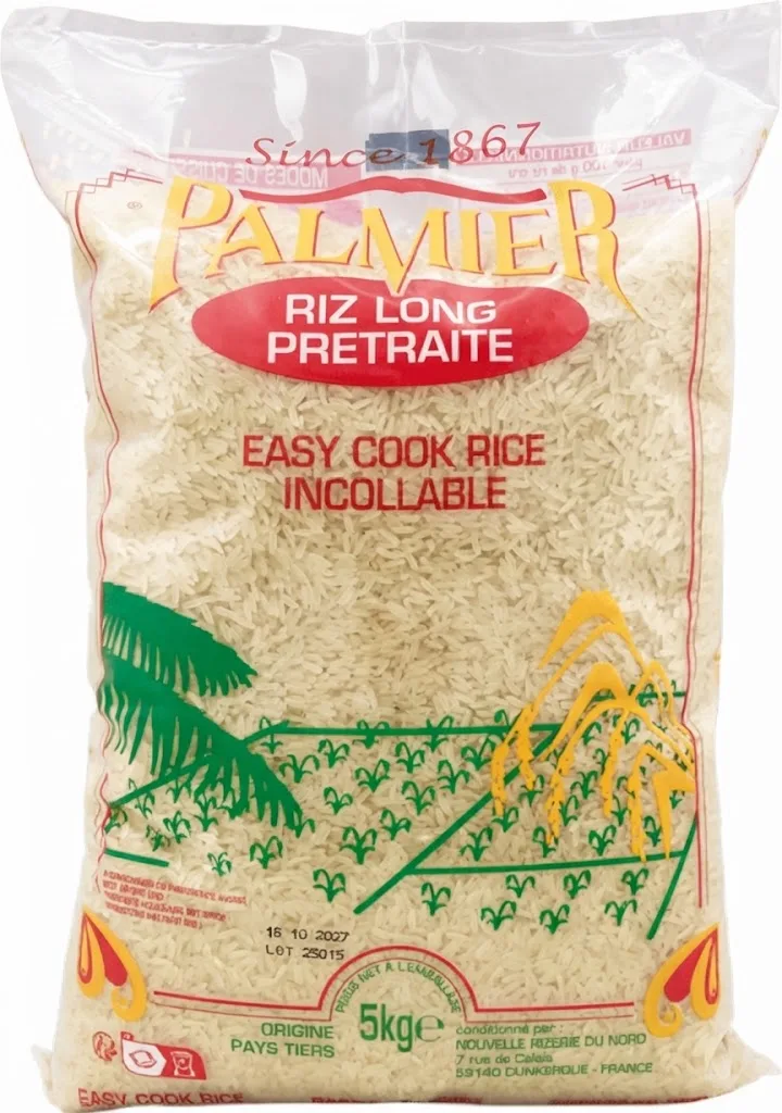 Riz Long Prétraité Palmier - Import - 5k