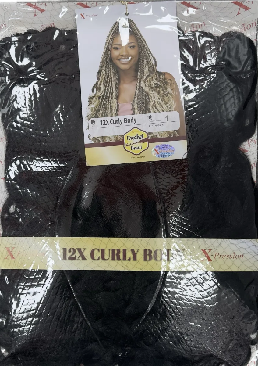 Xpression 12x Curly Body Color # 1